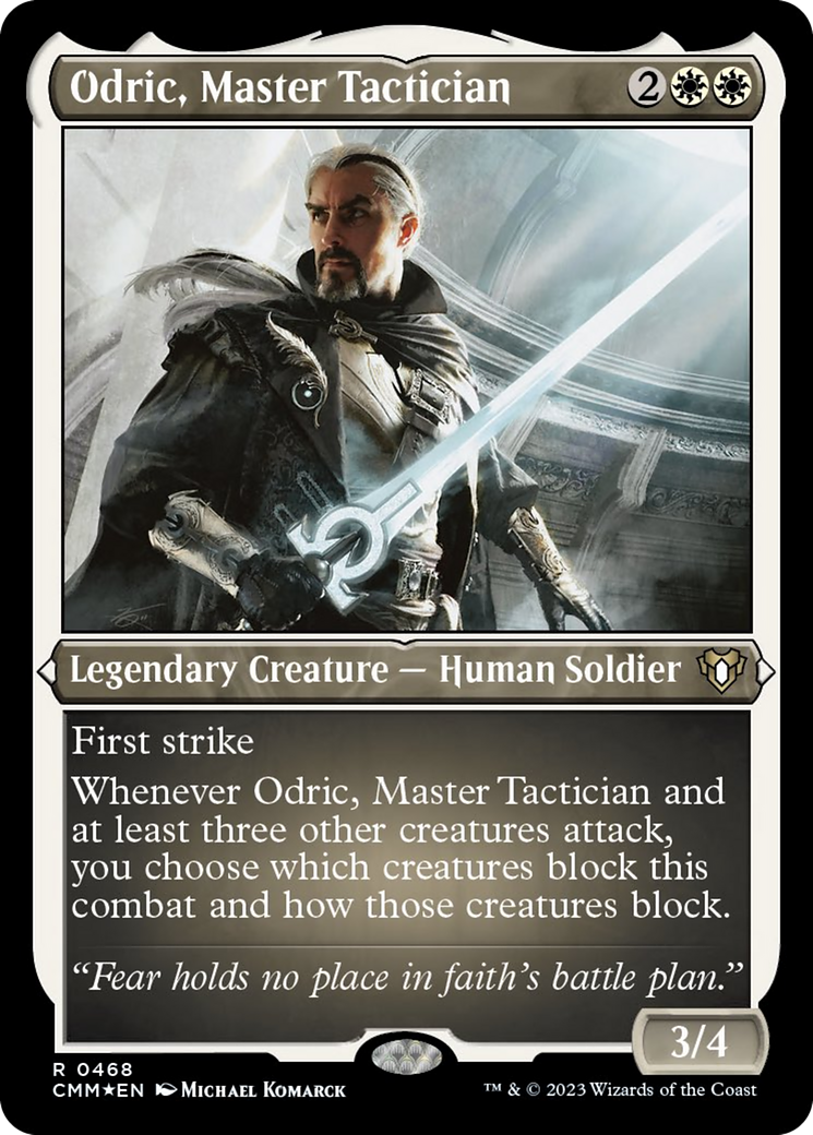 Odric, Master Tactician (Foil Etched) [Commander Masters] | Jomio and Rueliete's Cards and Comics