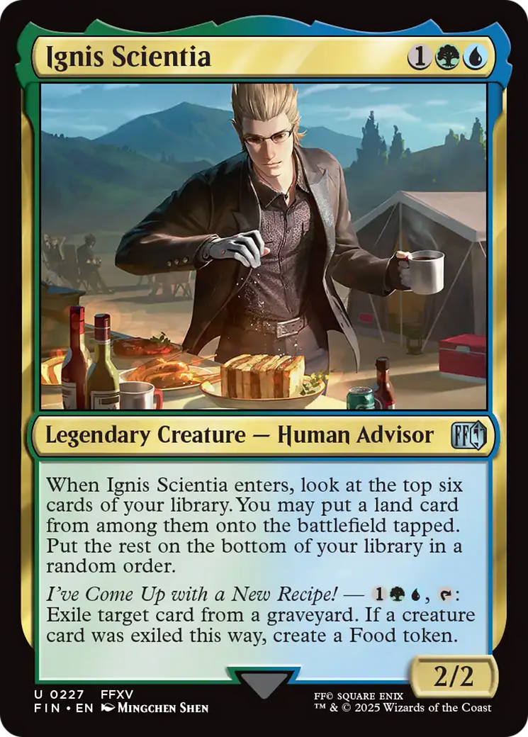 Ignis Scientia [FINAL FANTASY] | Jomio and Rueliete's Cards and Comics