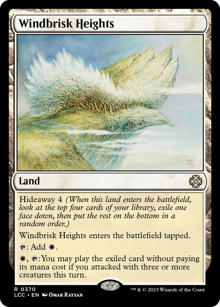 Windbrisk Heights [The Lost Caverns of Ixalan Commander] | Jomio and Rueliete's Cards and Comics