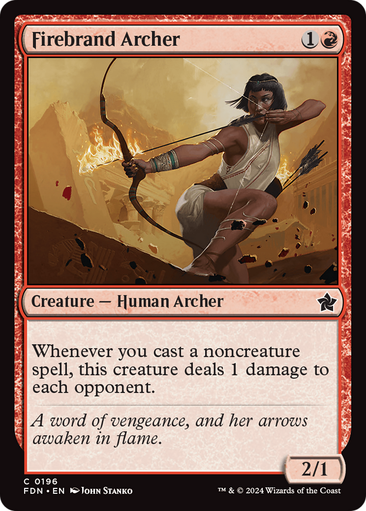 Firebrand Archer [Foundations] | Jomio and Rueliete's Cards and Comics