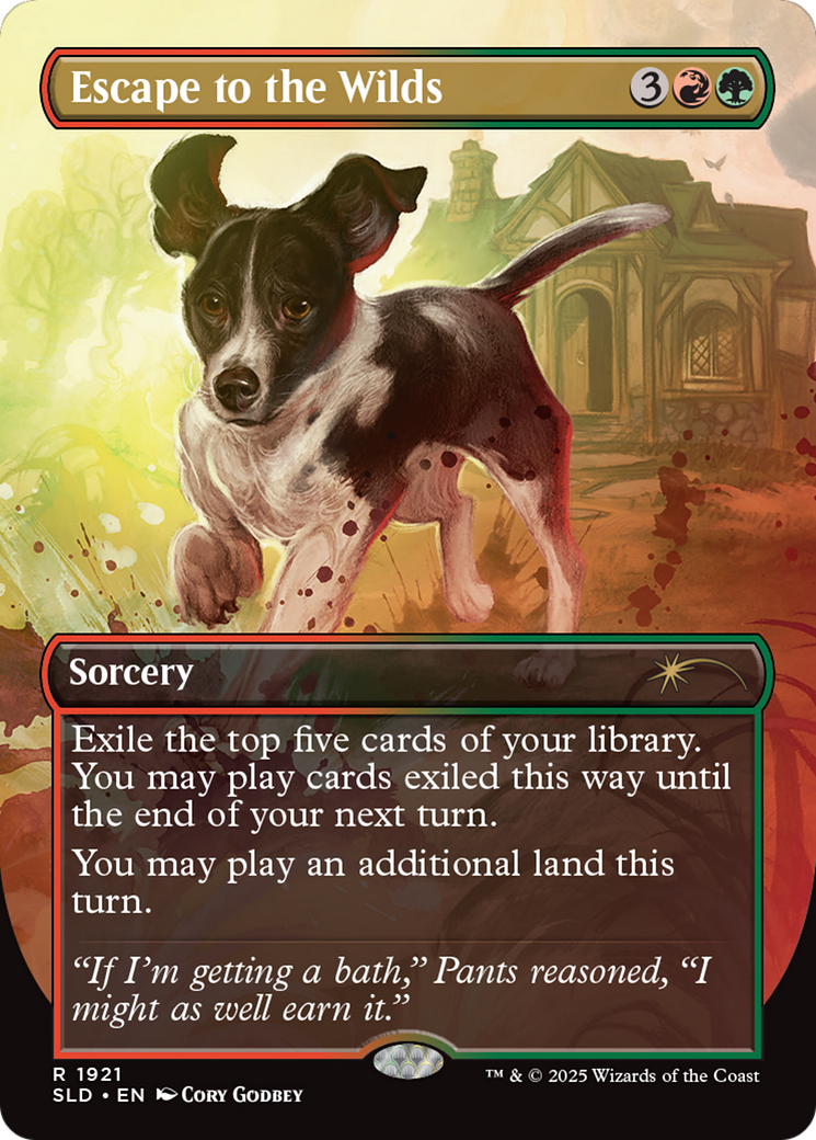 Escape to the Wilds (1921) (Rainbow Foil) [Secret Lair Drop Series] | Jomio and Rueliete's Cards and Comics