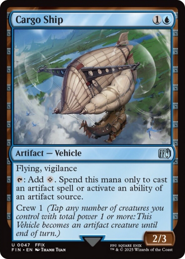 Cargo Ship [FINAL FANTASY] | Jomio and Rueliete's Cards and Comics