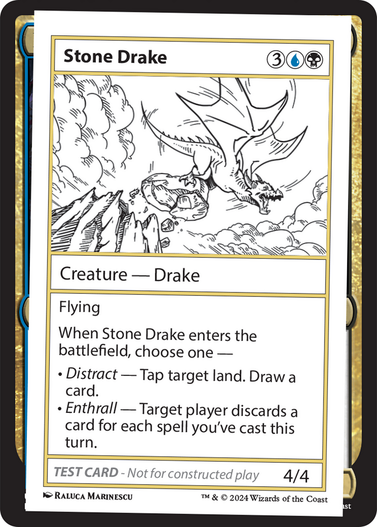 Stone Drake [Mystery Booster 2 Playtest Cards] | Jomio and Rueliete's Cards and Comics