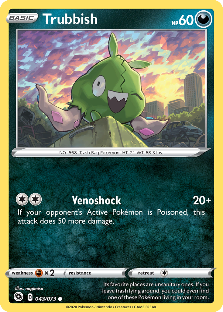 Trubbish (043/073) [Sword & Shield: Champion's Path] | Jomio and Rueliete's Cards and Comics