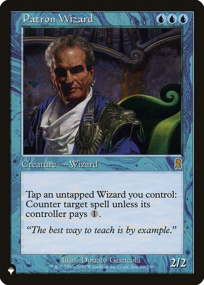 Patron Wizard [The List] | Jomio and Rueliete's Cards and Comics