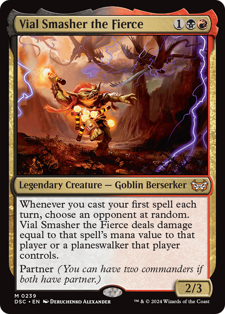 Vial Smasher the Fierce [Duskmourn: House of Horror Commander] | Jomio and Rueliete's Cards and Comics