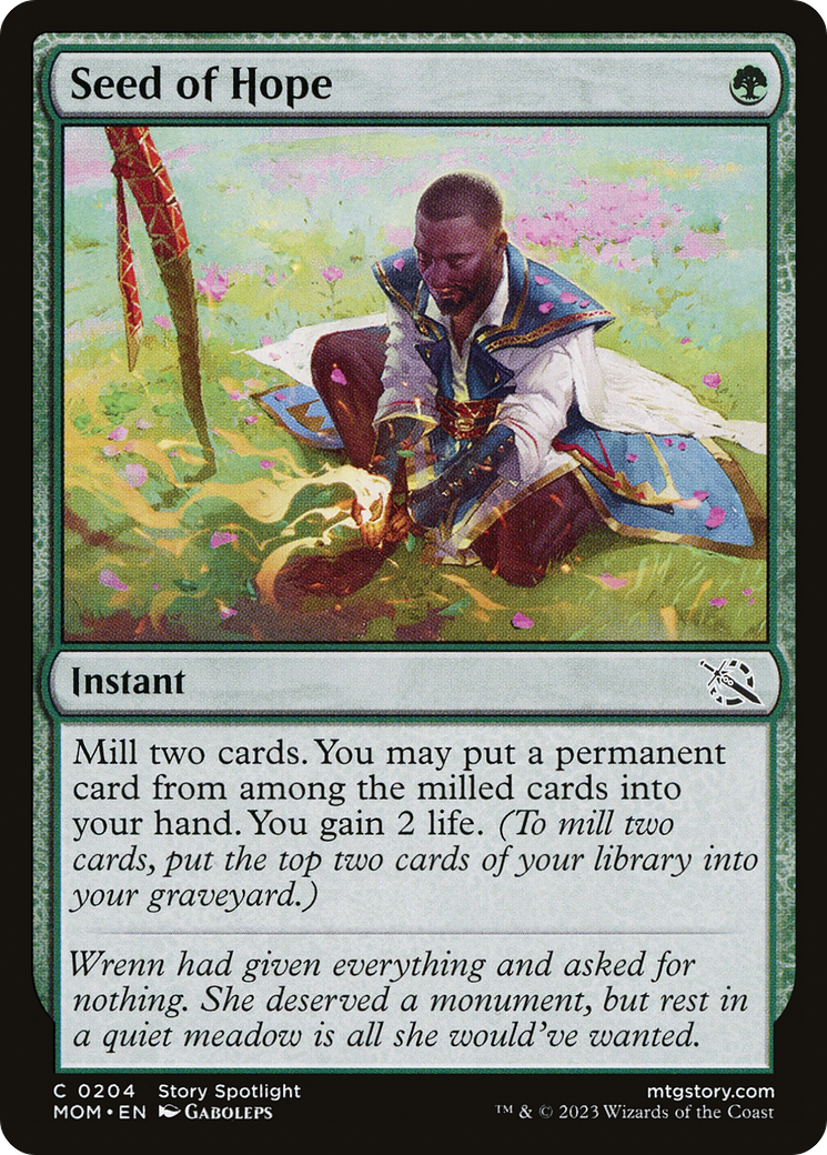 Seed of Hope [March of the Machine] | Jomio and Rueliete's Cards and Comics