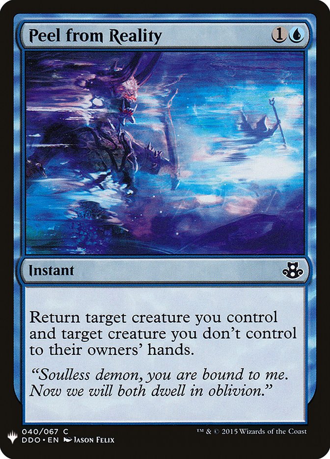 Peel from Reality [Mystery Booster] | Jomio and Rueliete's Cards and Comics