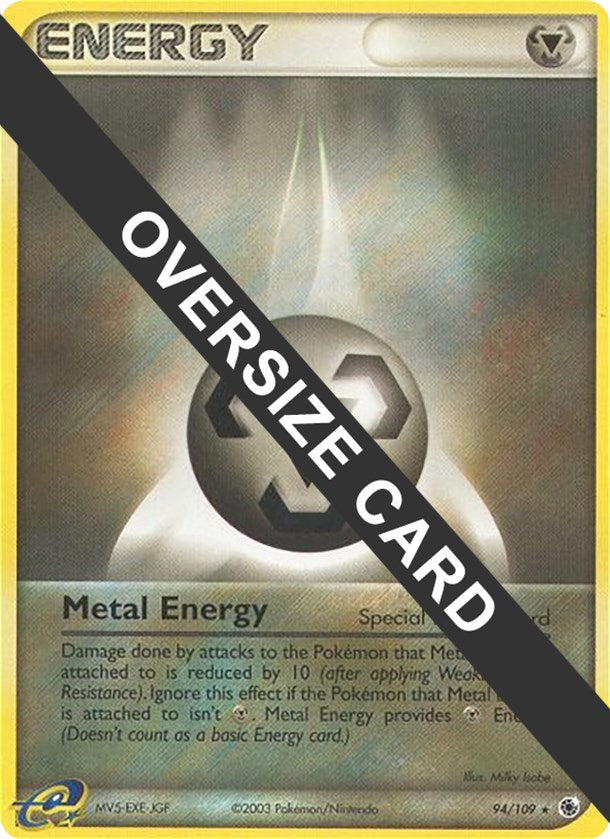 Metal Energy (94/109) (Jumbo Card) [EX: Ruby & Sapphire] | Jomio and Rueliete's Cards and Comics