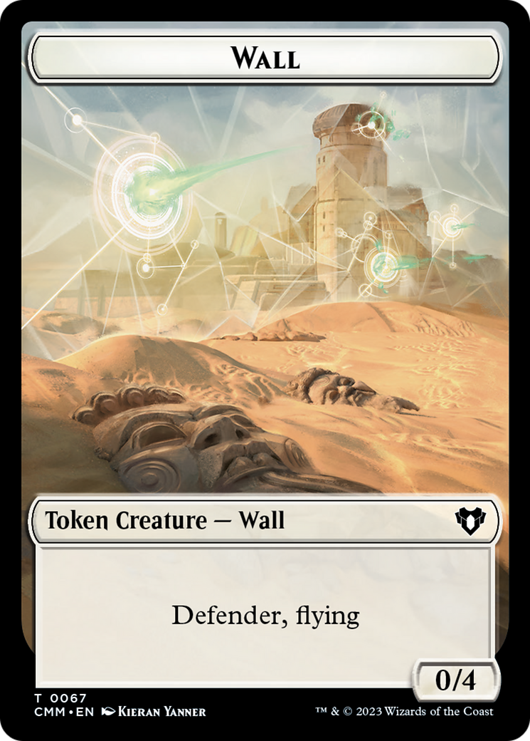 Wall // Kor Ally Double-Sided Token [Commander Masters Tokens] | Jomio and Rueliete's Cards and Comics