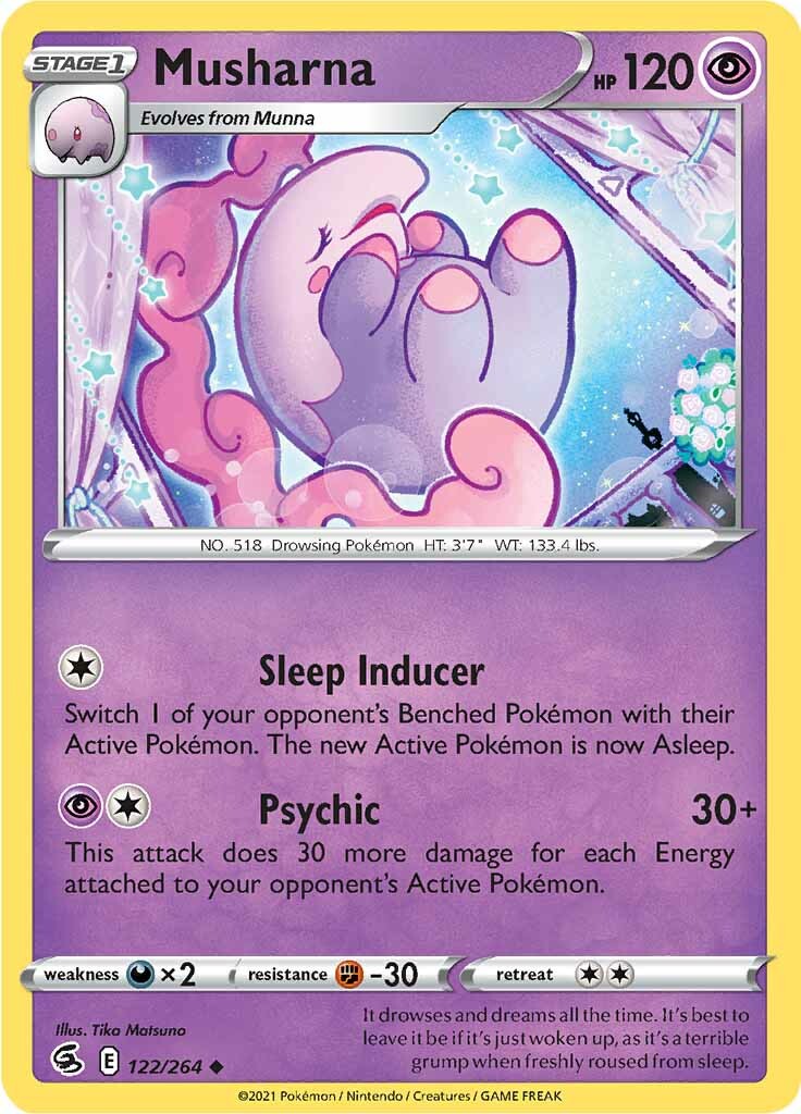 Musharna (122/264) [Sword & Shield: Fusion Strike] | Jomio and Rueliete's Cards and Comics