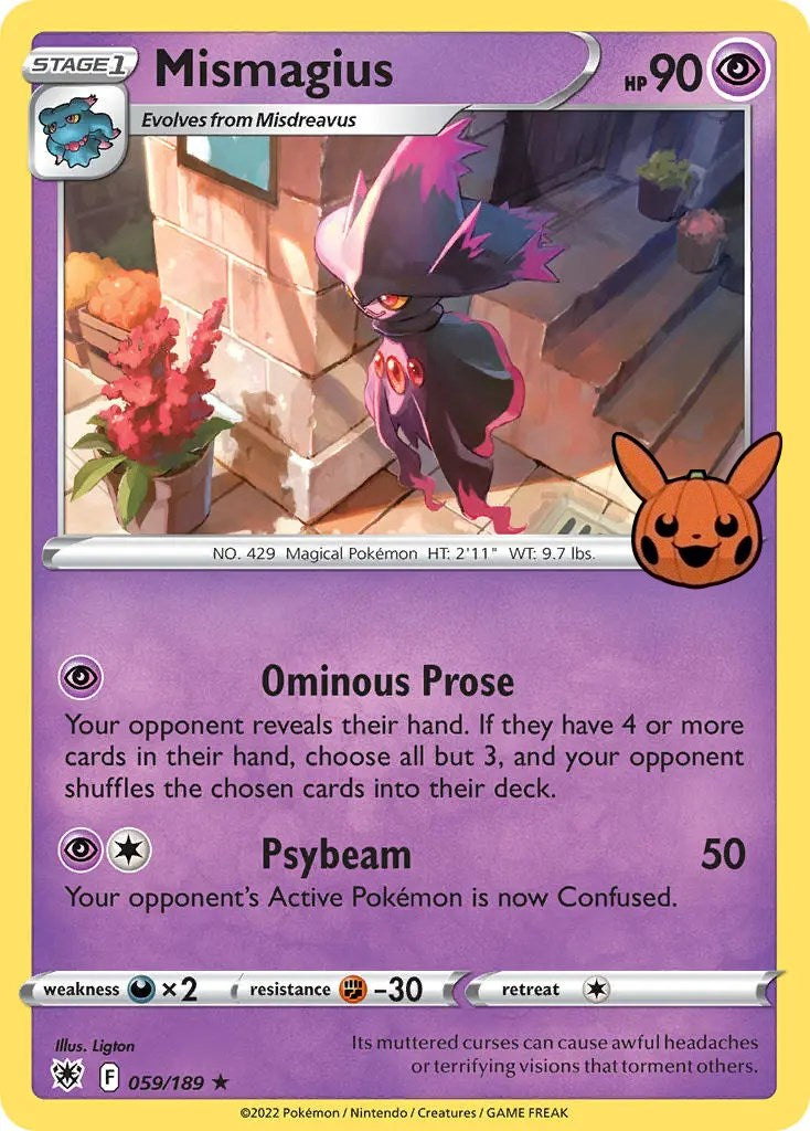 Mismagius (059/189) [Trick or Trade] | Jomio and Rueliete's Cards and Comics