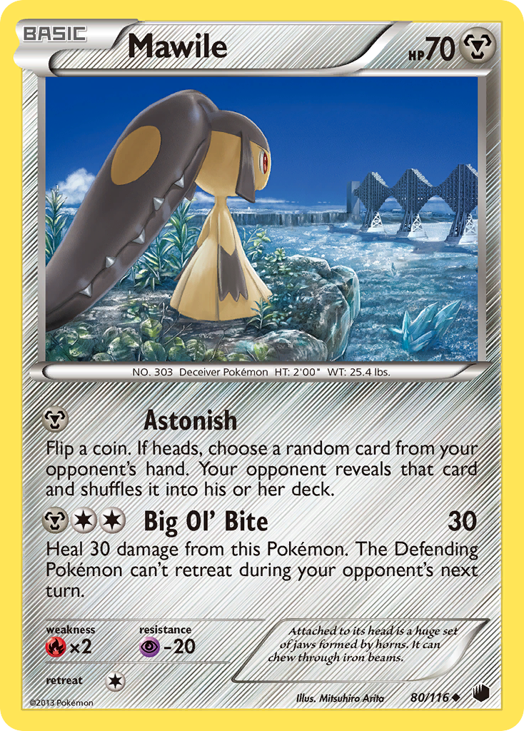 Mawile (80/116) [Black & White: Plasma Freeze] | Jomio and Rueliete's Cards and Comics