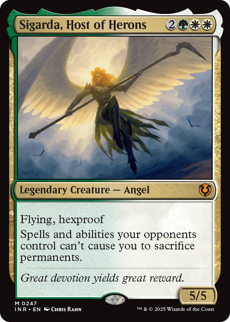 Sigarda, Host of Herons (Retro Frame) [Innistrad Remastered] | Jomio and Rueliete's Cards and Comics