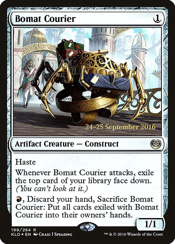 Bomat Courier [Kaladesh Prerelease Promos] | Jomio and Rueliete's Cards and Comics