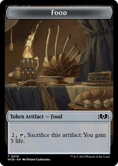 Faerie // Food (0010) Double-Sided Token [Wilds of Eldraine Tokens] | Jomio and Rueliete's Cards and Comics