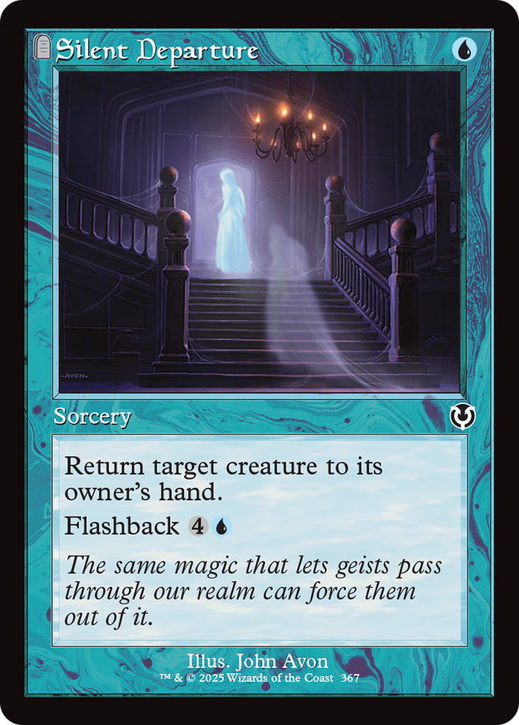 Silent Departure (Retro Frame) [Innistrad Remastered] | Jomio and Rueliete's Cards and Comics