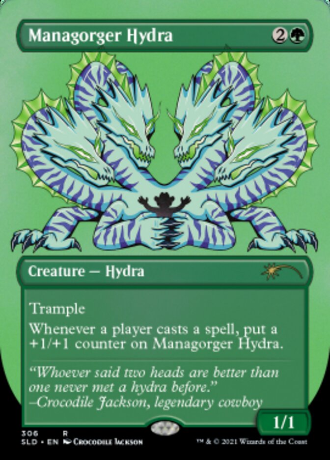Managorger Hydra (Borderless) [Secret Lair Drop Series] | Jomio and Rueliete's Cards and Comics