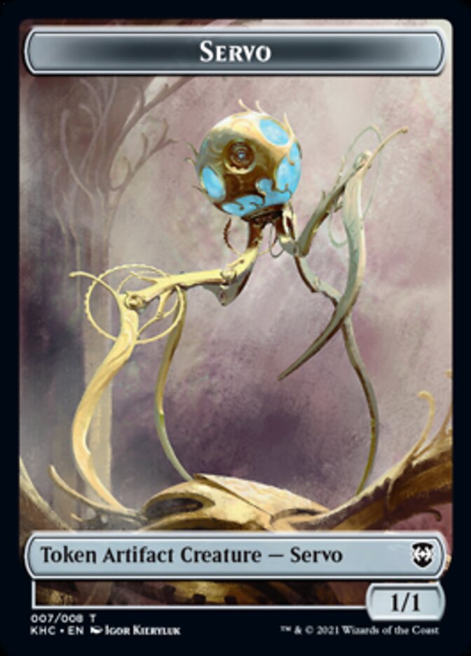 Servo Token [Kaldheim Commander Tokens] | Jomio and Rueliete's Cards and Comics