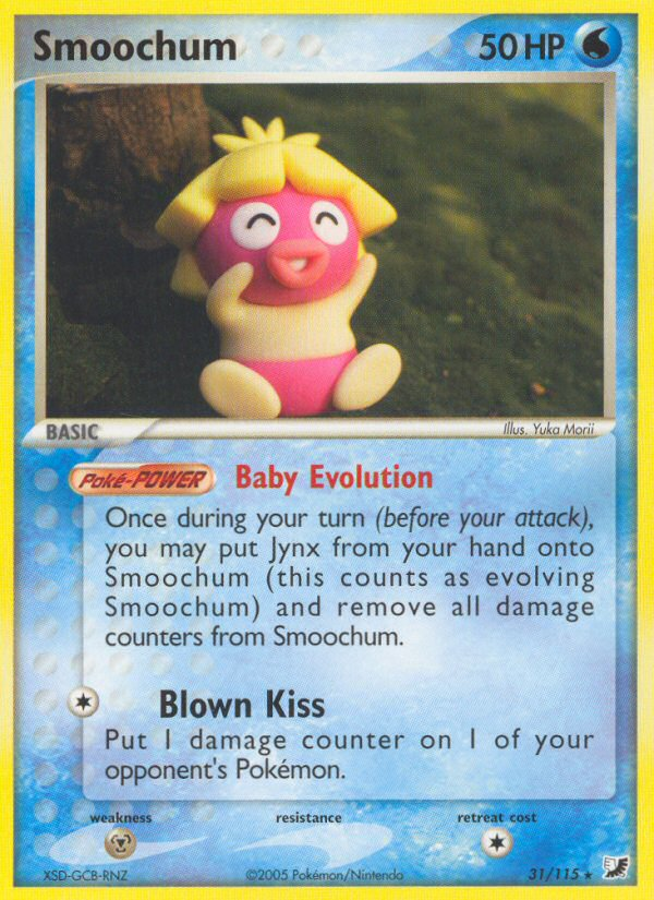 Smoochum (31/115) [EX: Unseen Forces] | Jomio and Rueliete's Cards and Comics