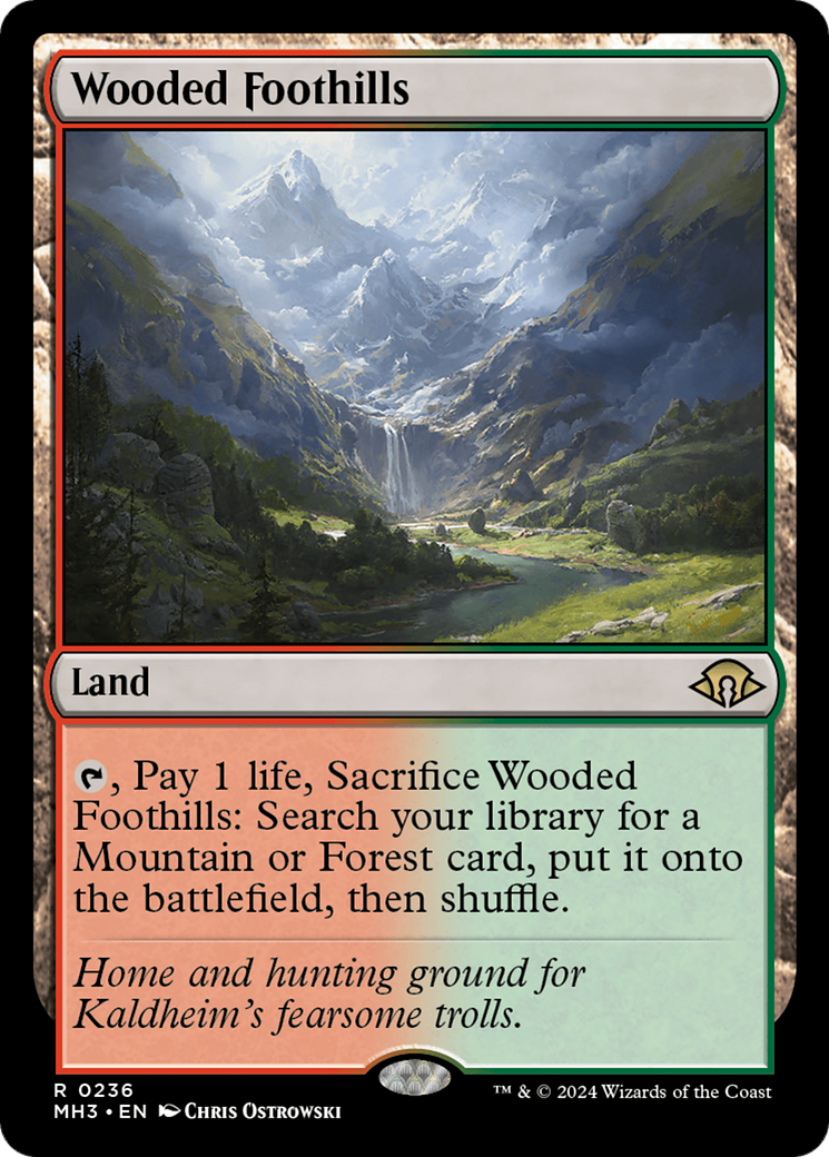 Wooded Foothills [Modern Horizons 3] | Jomio and Rueliete's Cards and Comics