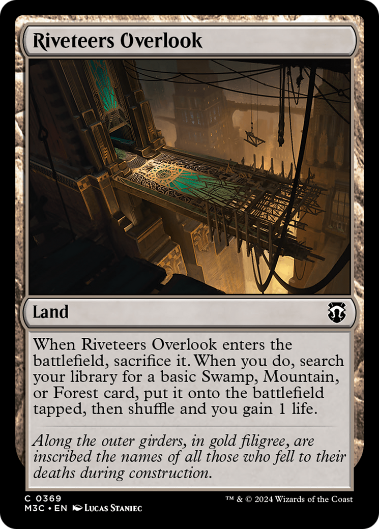 Riveteers Overlook (Ripple Foil) [Modern Horizons 3 Commander] | Jomio and Rueliete's Cards and Comics