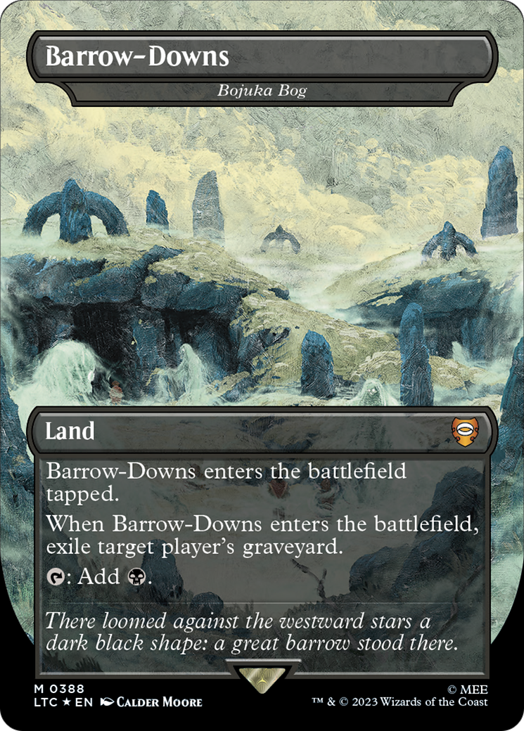 Barrow-Downs - Bojuka Bog (Surge Foil Realms and Relics) [The Lord of the Rings: Tales of Middle-Earth Commander] | Jomio and Rueliete's Cards and Comics