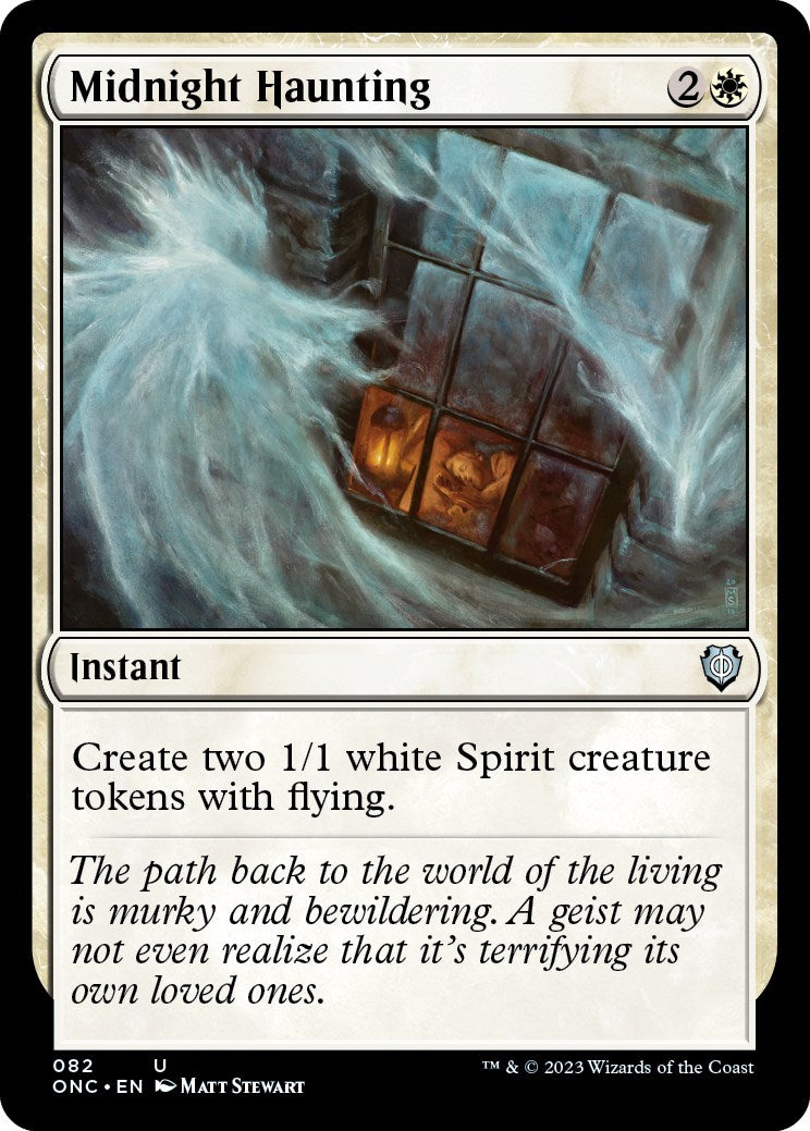 Midnight Haunting [Phyrexia: All Will Be One Commander] | Jomio and Rueliete's Cards and Comics