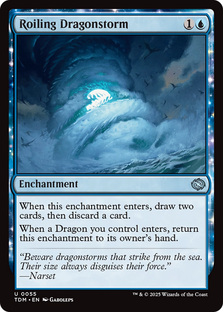 Roiling Dragonstorm [Tarkir: Dragonstorm] | Jomio and Rueliete's Cards and Comics