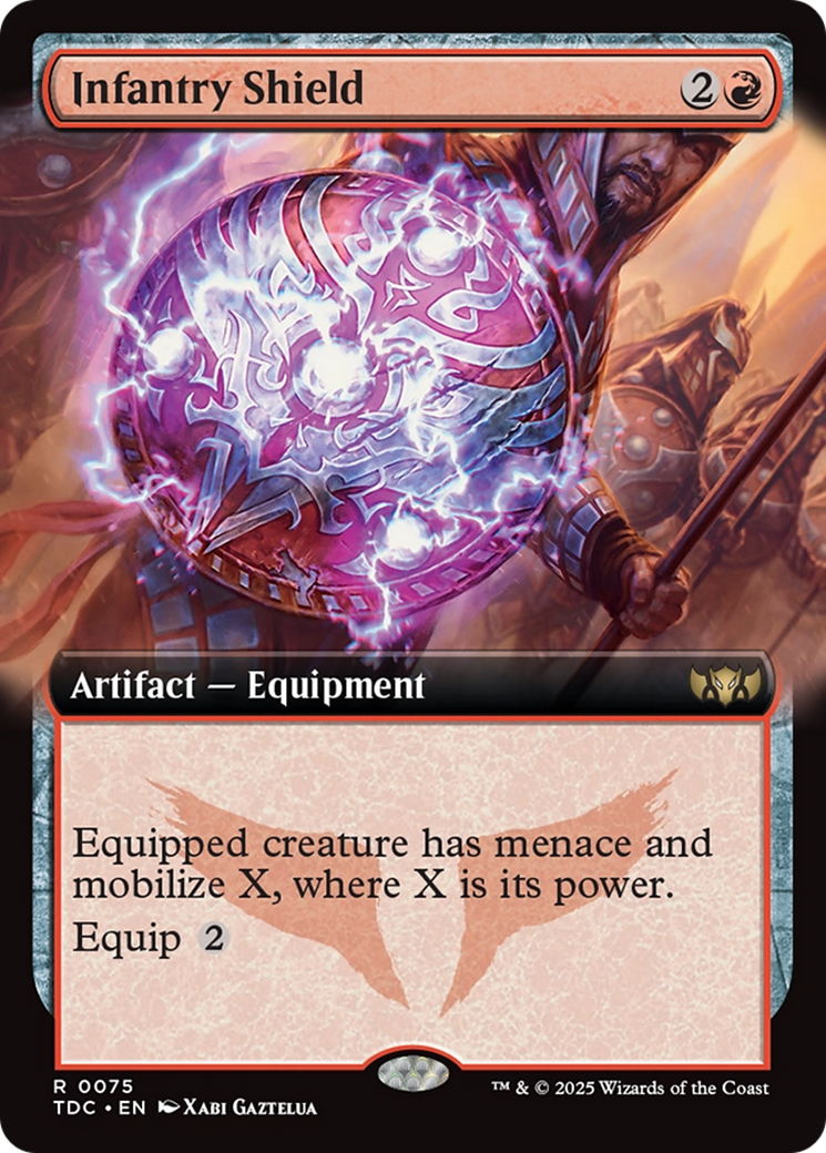 Infantry Shield (Extended Art) [Tarkir: Dragonstorm Commander] | Jomio and Rueliete's Cards and Comics