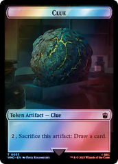 Alien Angel // Clue (0051) Double-Sided Token (Surge Foil) [Doctor Who Tokens] | Jomio and Rueliete's Cards and Comics