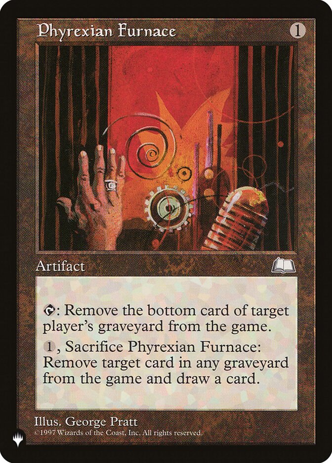 Phyrexian Furnace [The List] | Jomio and Rueliete's Cards and Comics