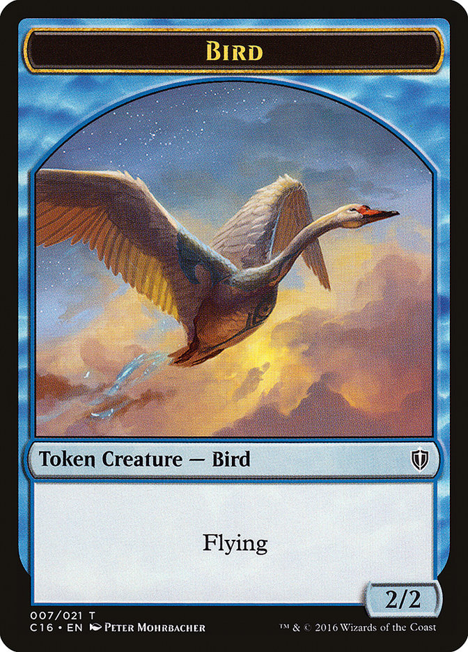 Bird Token (007/021) [Commander 2016 Tokens] | Jomio and Rueliete's Cards and Comics