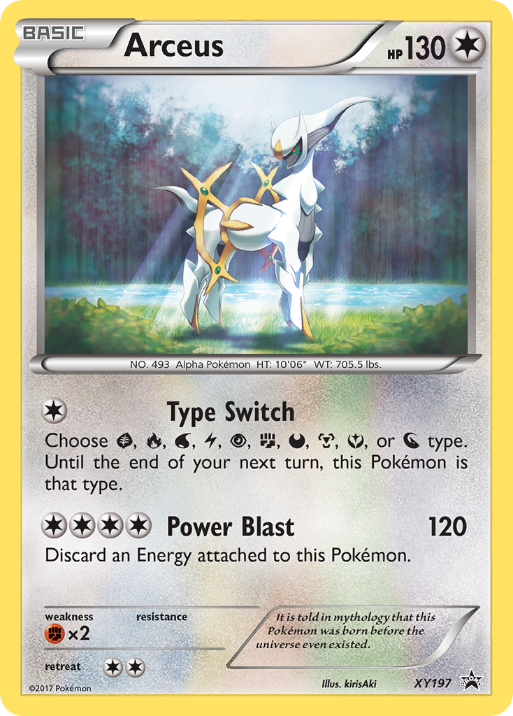 Arceus (XY197) [XY: Black Star Promos] | Jomio and Rueliete's Cards and Comics