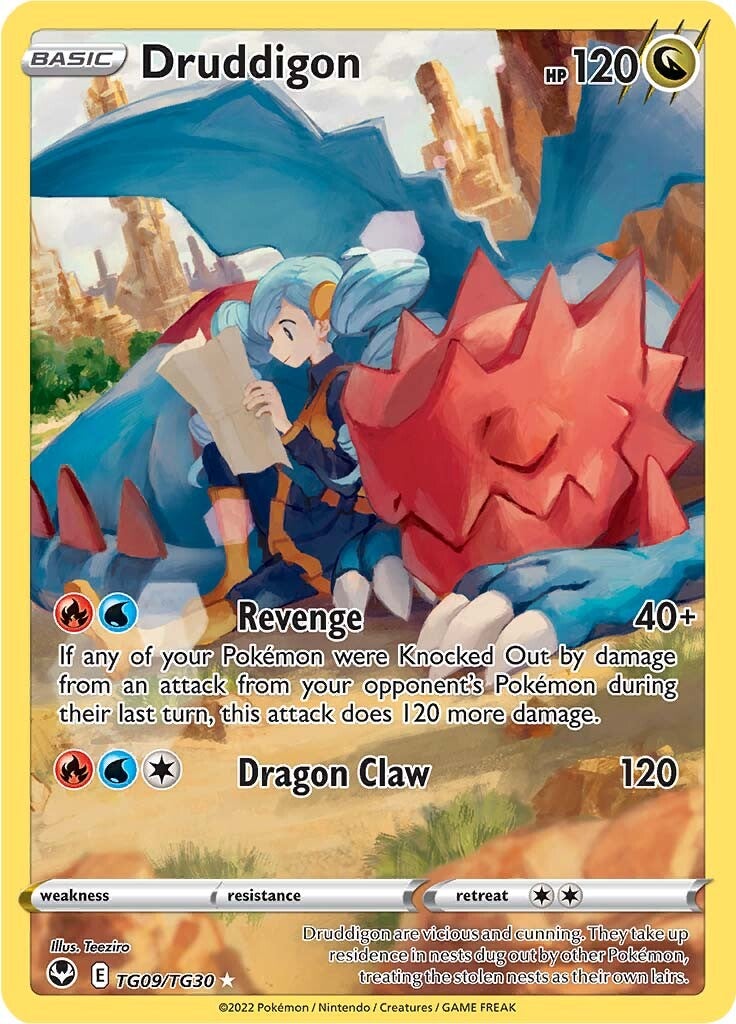 Druddigon (TG09/TG30) [Sword & Shield: Silver Tempest] | Jomio and Rueliete's Cards and Comics
