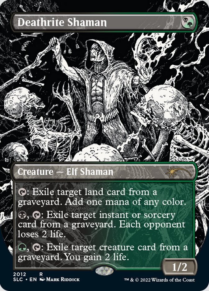 Deathrite Shaman (Borderless) [Secret Lair Countdown Kit] | Jomio and Rueliete's Cards and Comics