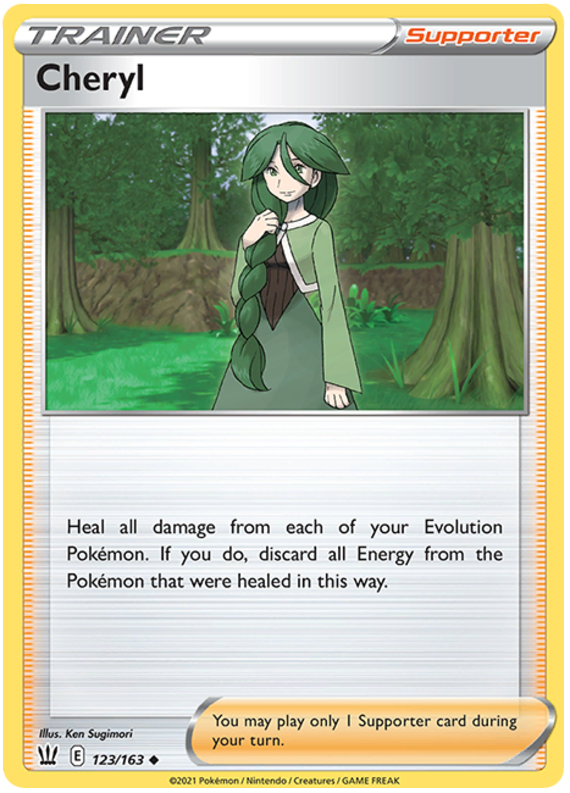 Cheryl (123/163) [Sword & Shield: Battle Styles] | Jomio and Rueliete's Cards and Comics