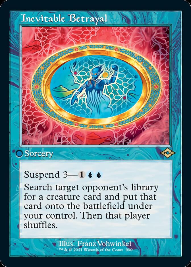 Inevitable Betrayal (Retro Foil Etched) [Modern Horizons 2] | Jomio and Rueliete's Cards and Comics