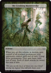 My Crushing Masterstroke (Full Art) [Duskmourn: Archenemy] | Jomio and Rueliete's Cards and Comics