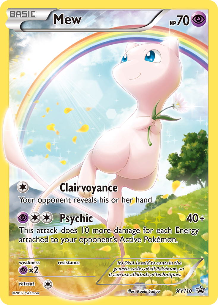 Mew (XY110) [XY: Black Star Promos] | Jomio and Rueliete's Cards and Comics
