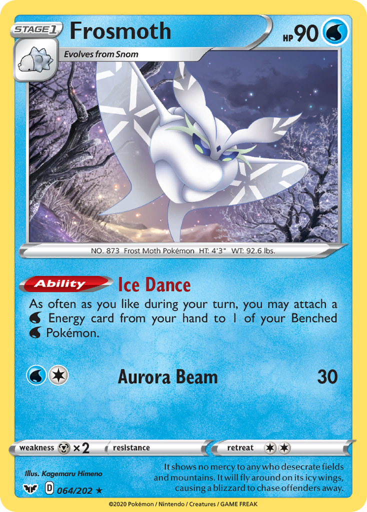 Frosmoth (064/202) (Theme Deck Exclusive) [Sword & Shield: Base Set] | Jomio and Rueliete's Cards and Comics