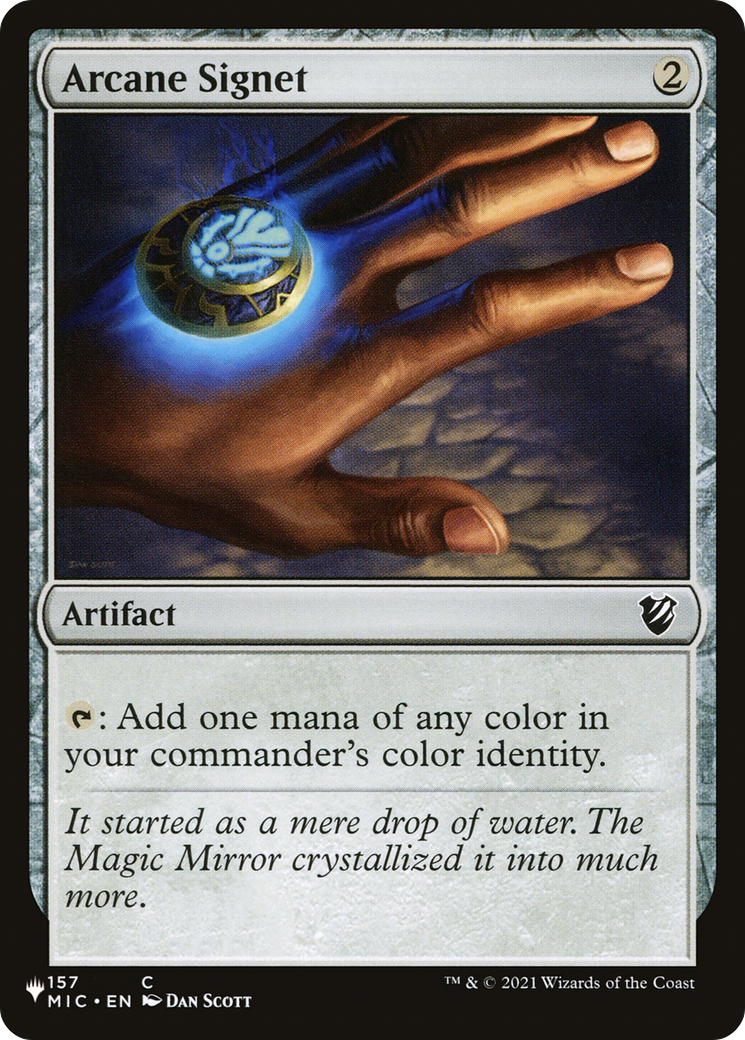 Arcane Signet (MIC) [The List] | Jomio and Rueliete's Cards and Comics