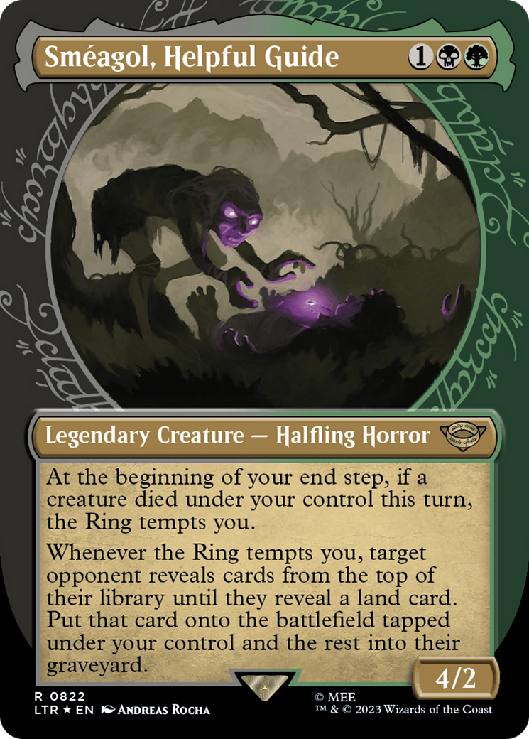 Smeagol, Helpful Guide (Showcase) (Surge Foil) [The Lord of the Rings: Tales of Middle-Earth] | Jomio and Rueliete's Cards and Comics