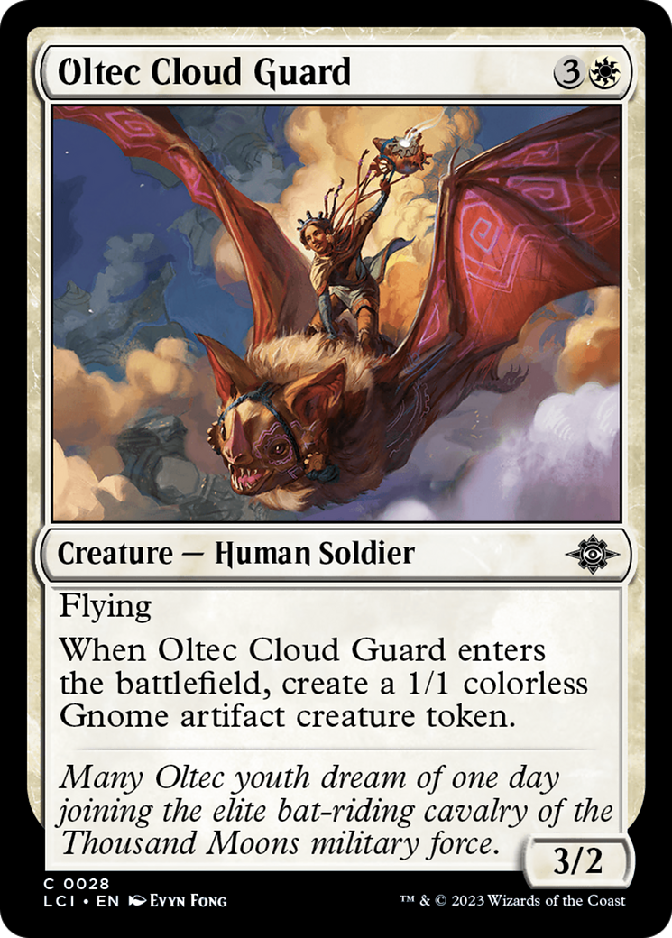 Oltec Cloud Guard [The Lost Caverns of Ixalan] | Jomio and Rueliete's Cards and Comics