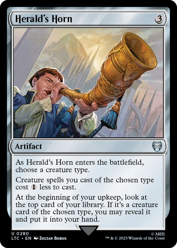 Herald's Horn [The Lord of the Rings: Tales of Middle-Earth Commander] | Jomio and Rueliete's Cards and Comics