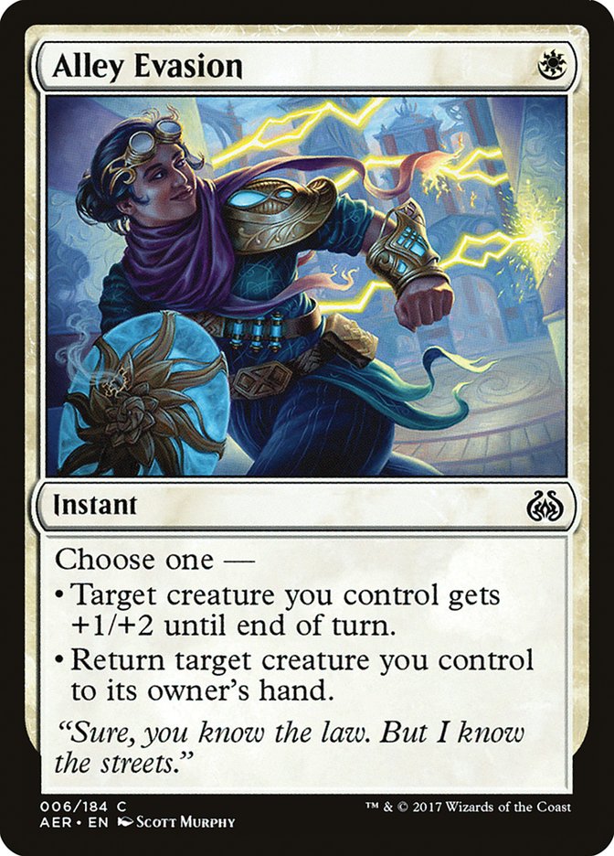 Alley Evasion [Aether Revolt] | Jomio and Rueliete's Cards and Comics