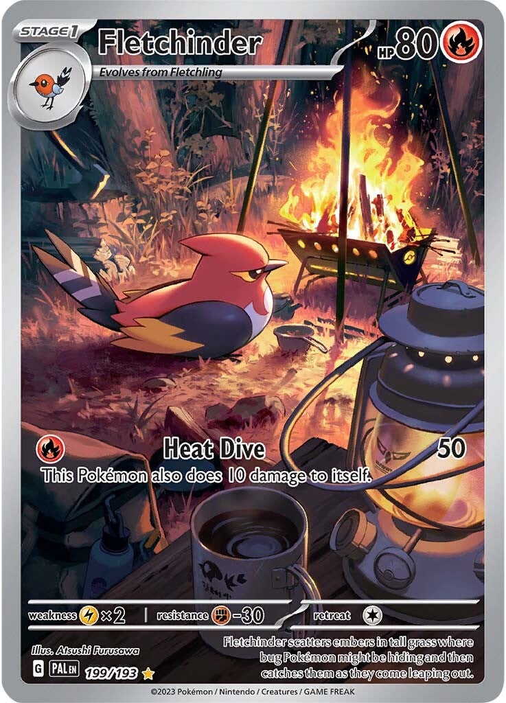 Fletchinder (199/193) [Scarlet & Violet: Paldea Evolved] | Jomio and Rueliete's Cards and Comics