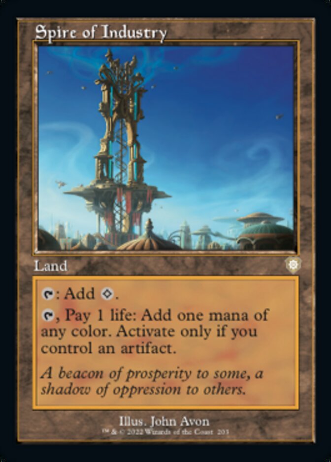 Spire of Industry (Retro) [The Brothers' War Commander] | Jomio and Rueliete's Cards and Comics