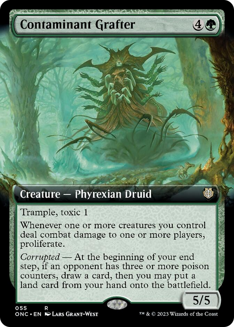 Contaminant Grafter (Extended Art) [Phyrexia: All Will Be One Commander] | Jomio and Rueliete's Cards and Comics
