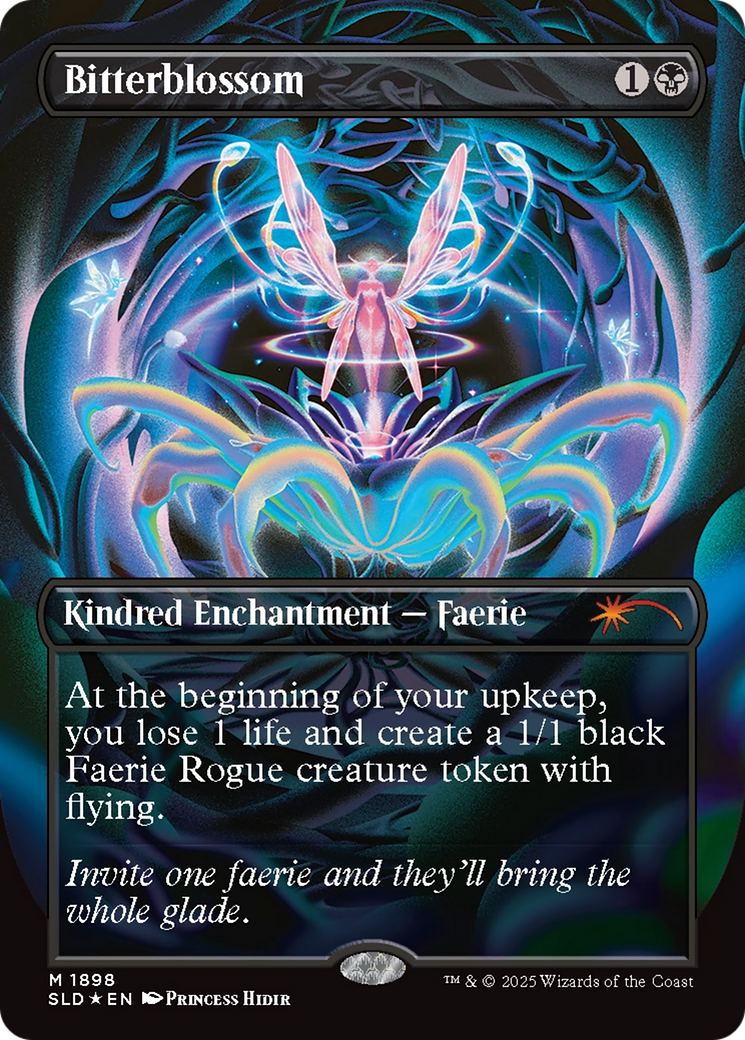 Bitterblossom (Double Rainbow Foil) [Secret Lair Drop Series] | Jomio and Rueliete's Cards and Comics